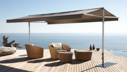 Typical Spanish terrace shade solutions